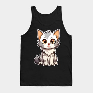 cat Cartoon T shirt Tank Top